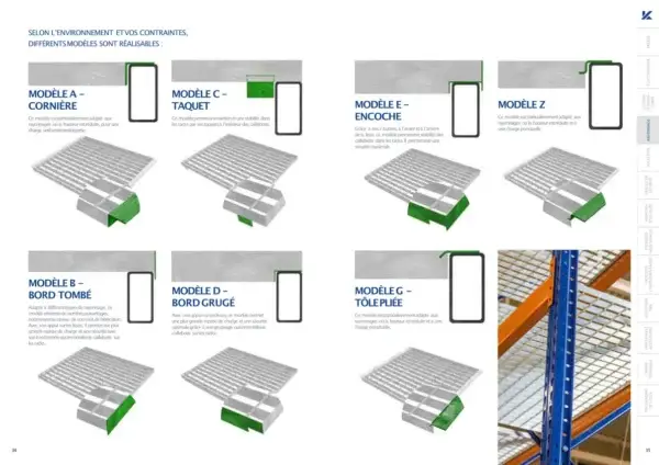 GRILLE CAILLEBOTIS POUR RACK DE RANGEMENT – Image 3