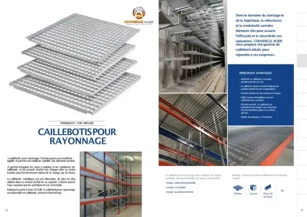 GRILLE CAILLEBOTIS POUR RACK DE RANGEMENT – Image 2