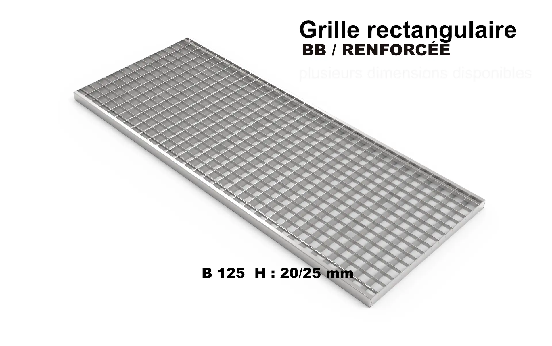 Grille caillebotis B125