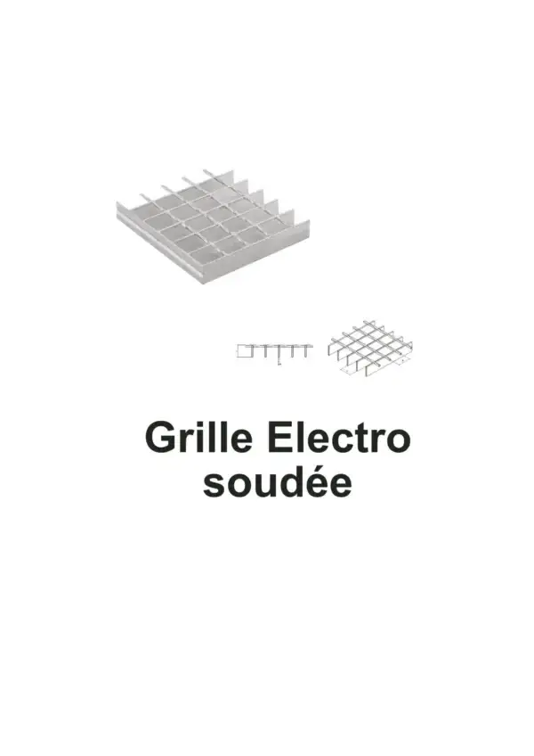Grille caillibotis électro soudé  A 15